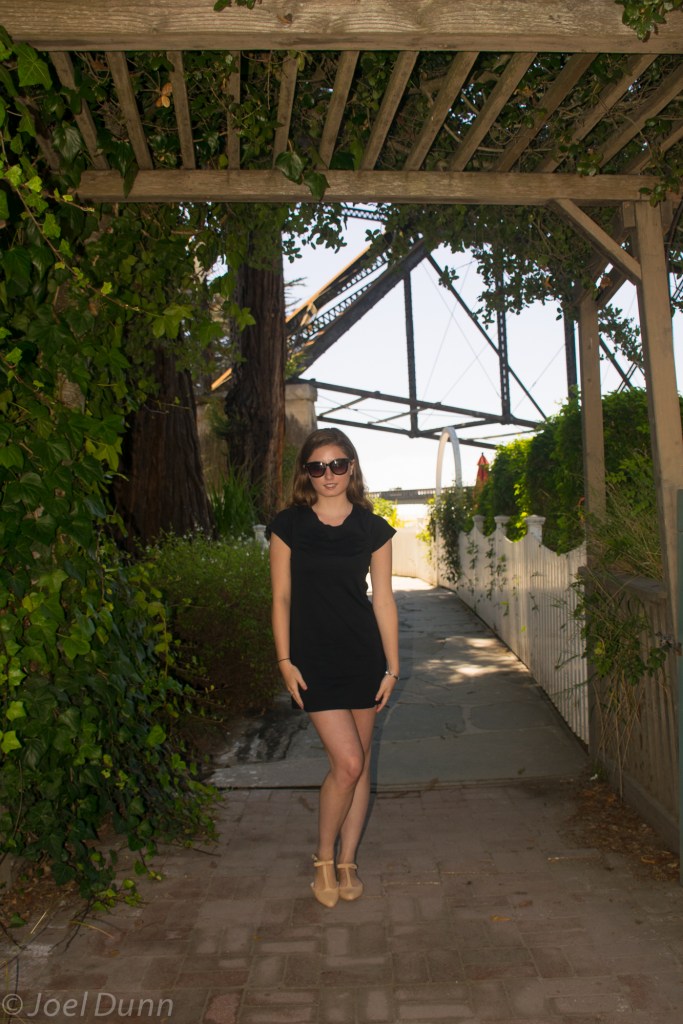 Capitola Trestle, Bow Flats, Little Black Dress, Sunglasses, Sterling Silver Watch