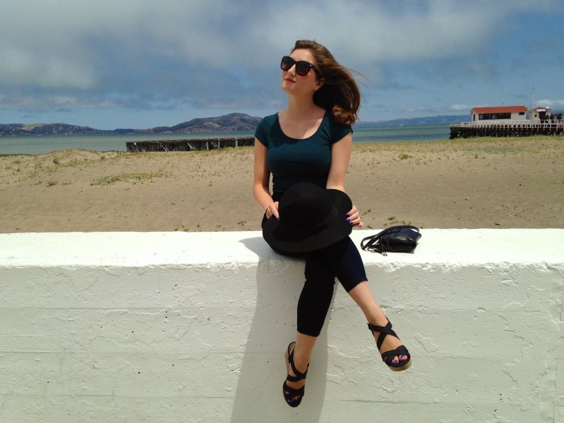 Large sunglasses for the summer.