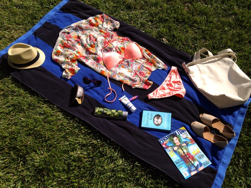 What to pack for a pool day.