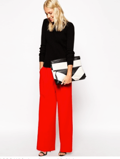 ASOS wide leg pants