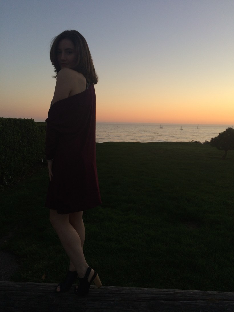 Skater Dress, Cardigan, Mule Pumps