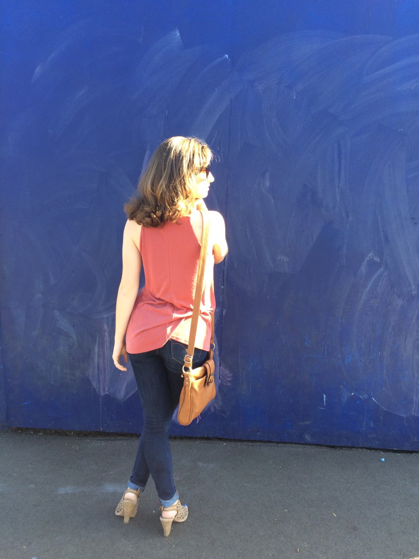 Urban Top, Gap Jacket, Levi's Jeans, Nordstrom Sunnies, Very Volatile Los Angeles Shoes