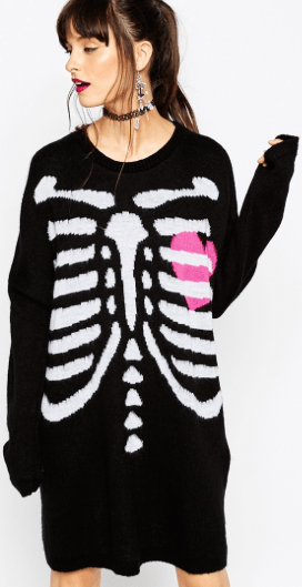 ASOS skeleton sweater