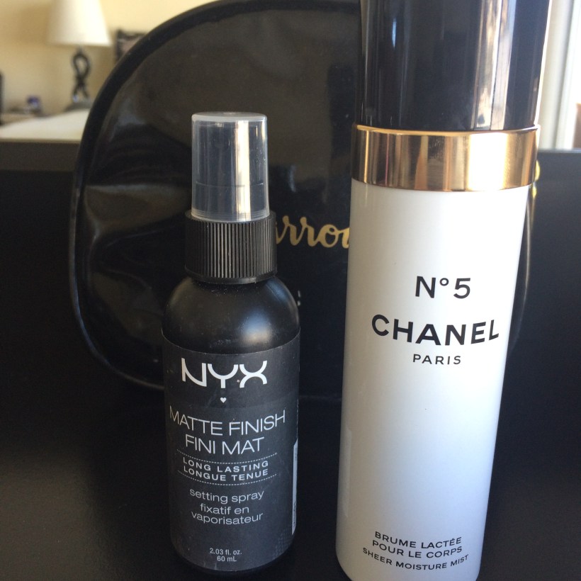 chanel number 5 and NYX matte finish