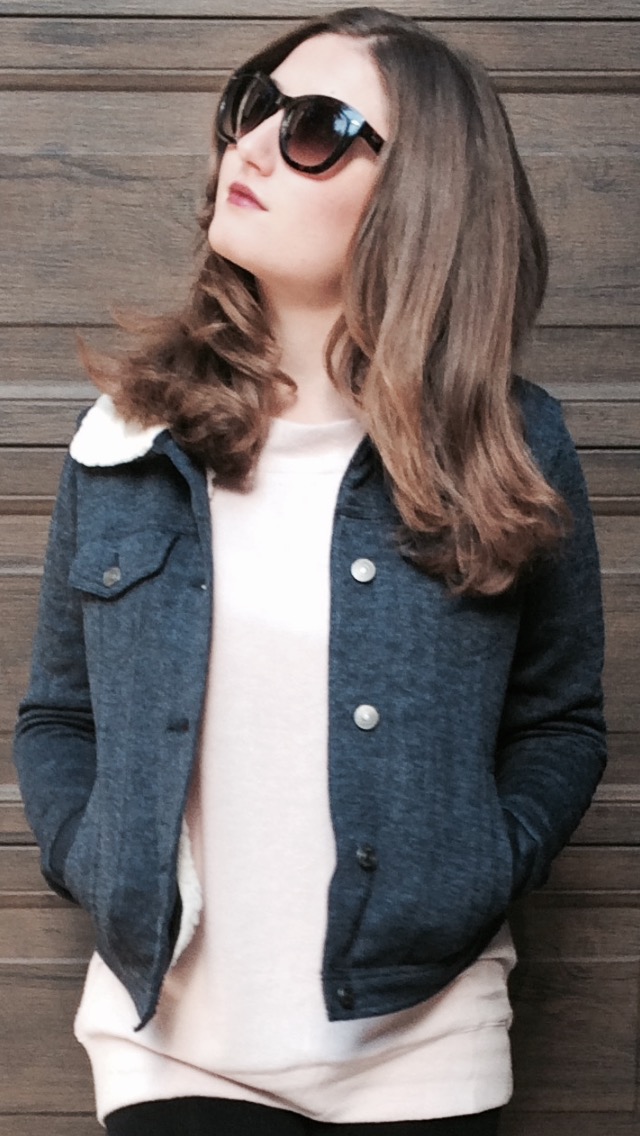 Women's Sherpa Lined Classic Jacket Abercrombie