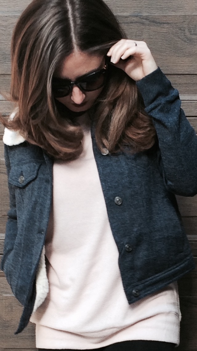 Women's Sherpa Lined Classic Jacket Abercrombie