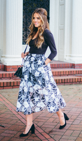 gal meets glam midi skirt