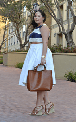 Girl With Curves Midi Skirt