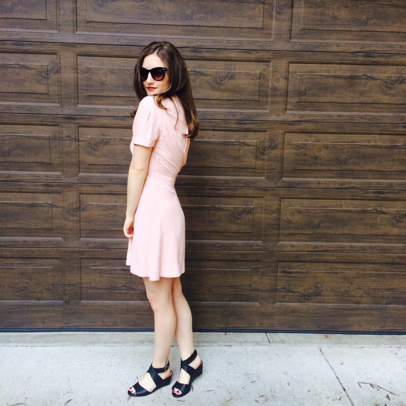Free People Dress, Lucky Brand Sandals, Nordstrom Sunnies