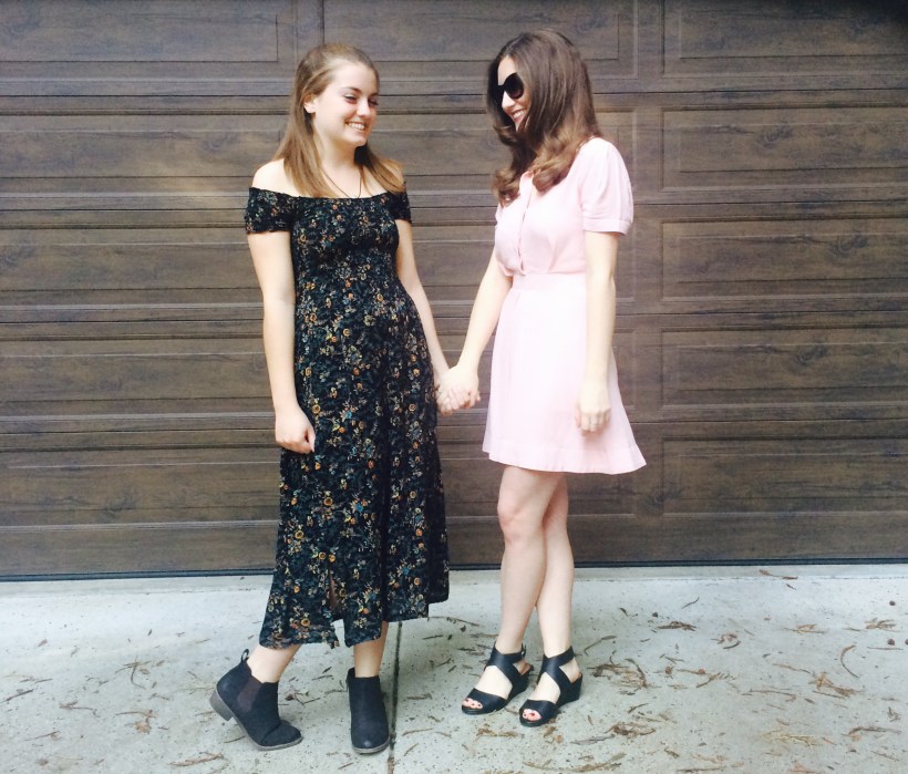 Free People Dress, Lucky Brand Sandals, Nordstrom Sunnies, urban dress, target booties