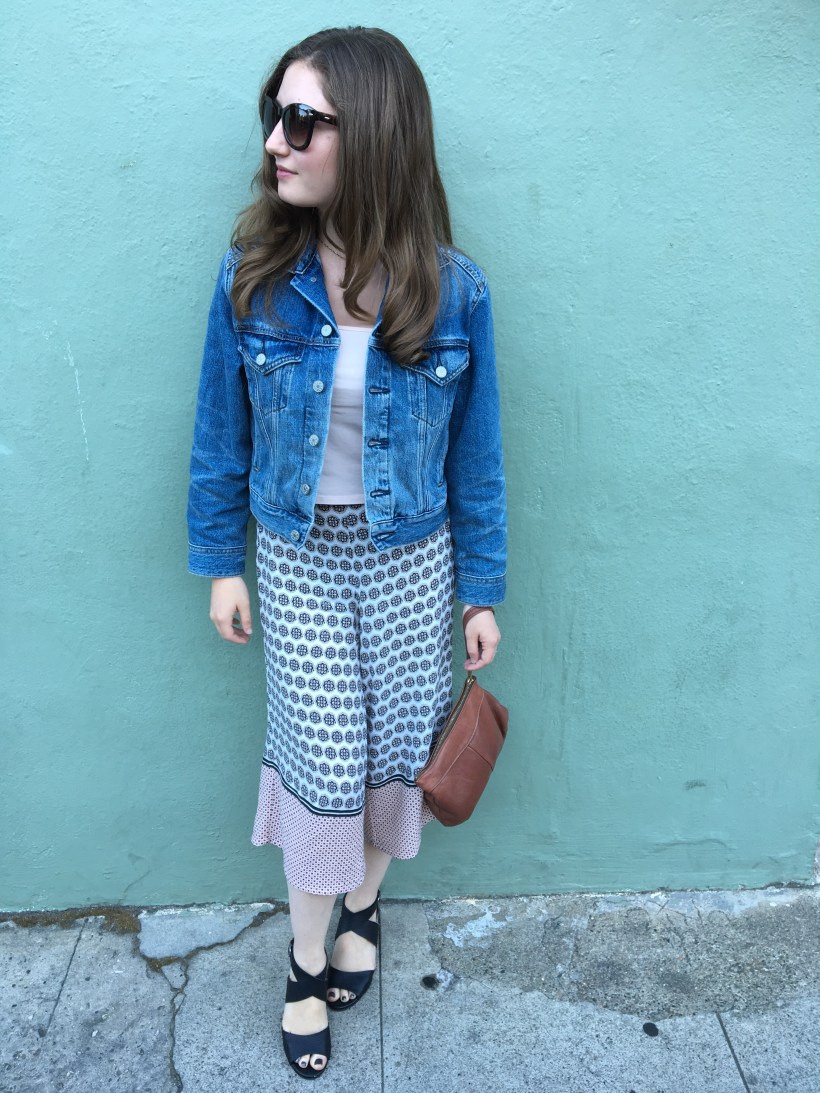 Forever 21 Pants, Lucky Brand Sandals, Urban Jean Jacket