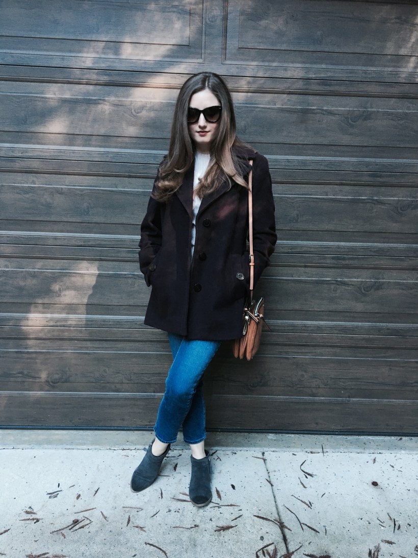 calvin klein peacoat