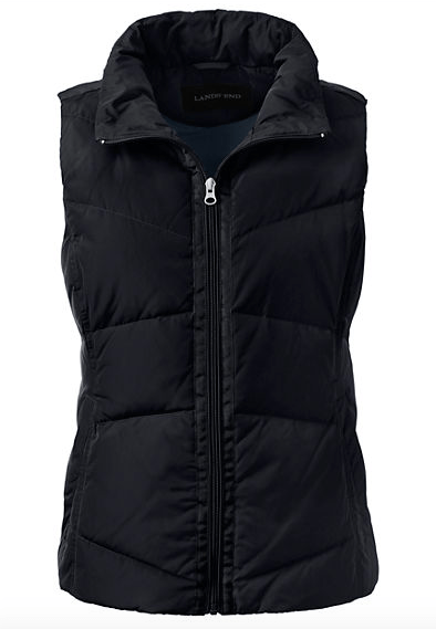 woman down vest