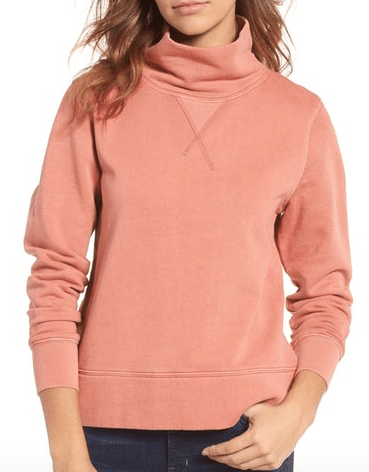 the funnel neck pullover