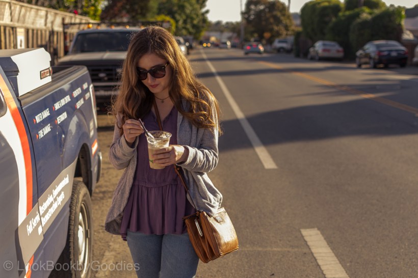 Nordstrom Blouse, Urban Jeans, Clarks Heels