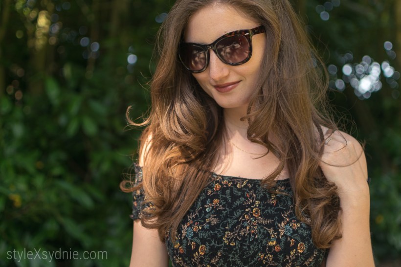 Summer, Dresses, Floral Dress, flowers, san francisco, golden date park, sunglasses, hair, fashion, style, blogger, fashion blogger, ootd