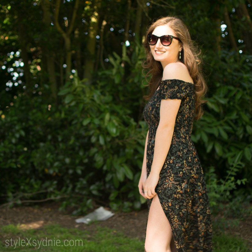 Summer, Dresses, Floral Dress, flowers, san francisco, golden date park, sunglasses, hair, fashion, style, blogger, fashion blogger, ootd