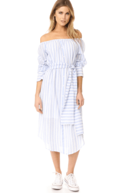 Off the shoulder dress