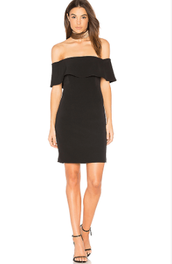 off the shoulder dress