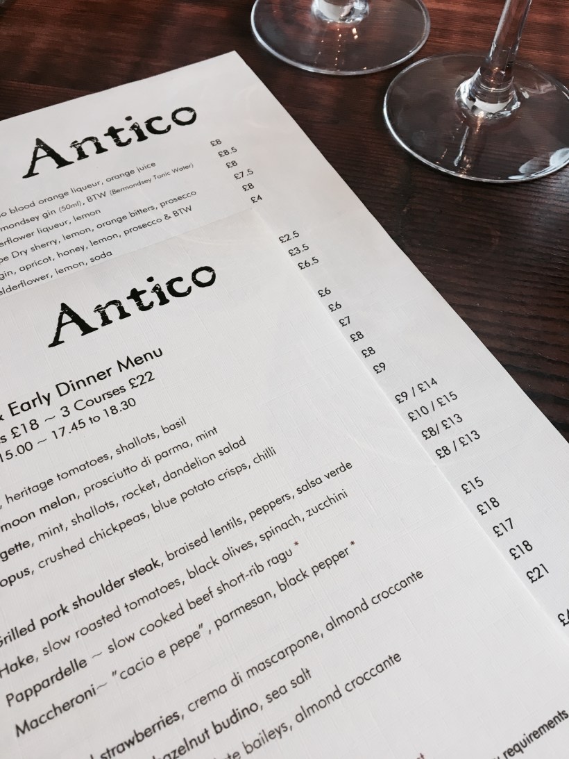 London, Antico, Pasta