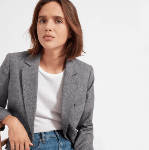 blazer, everlane, professional, interview