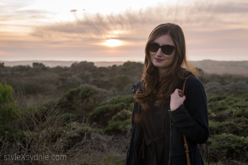 Moss Landing, Monterey, Hunter Rain Boots, Express Top, Sunset