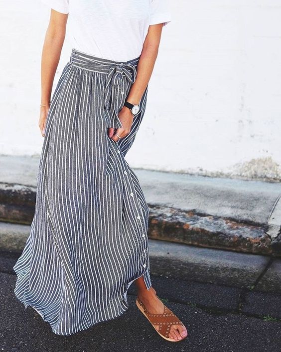 long skirts, spring, fashion, vintage, trendy