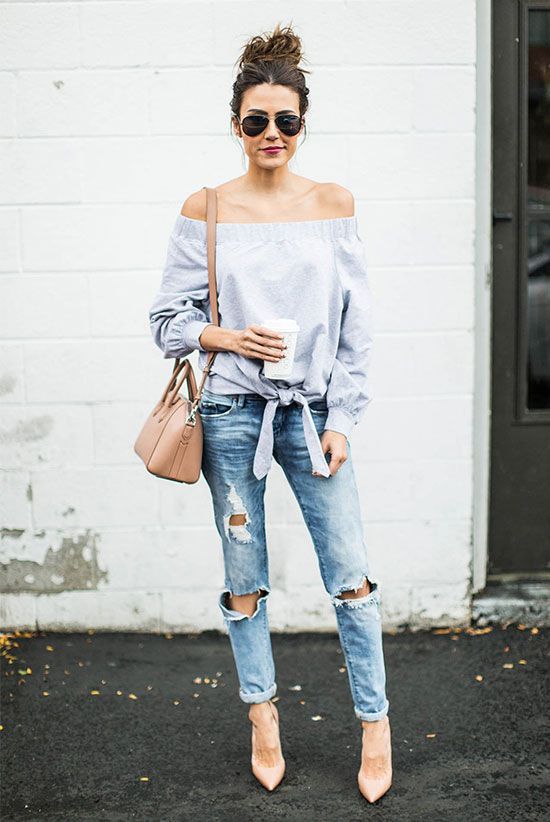 how to style boyfriend jeans