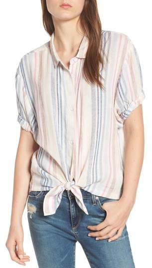 summer, tie-front tops, button downs