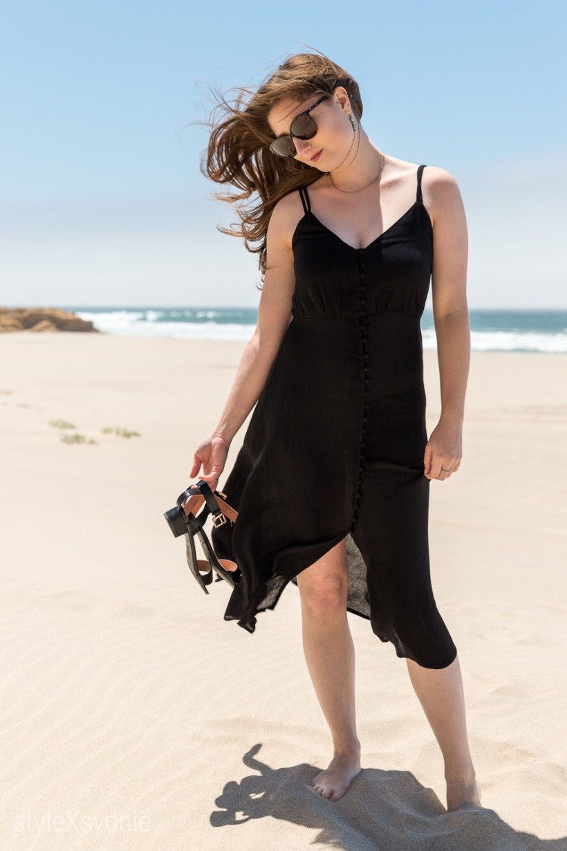 Summer, Little Black Dress, Beach